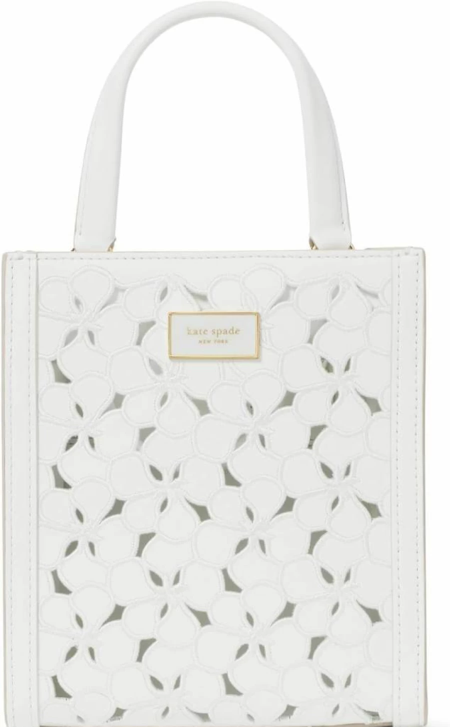 Kate Spade New York Heart Embossed Leather Mini Tote Bag - Manhattan Key To My Heart Patent Leather Handbag