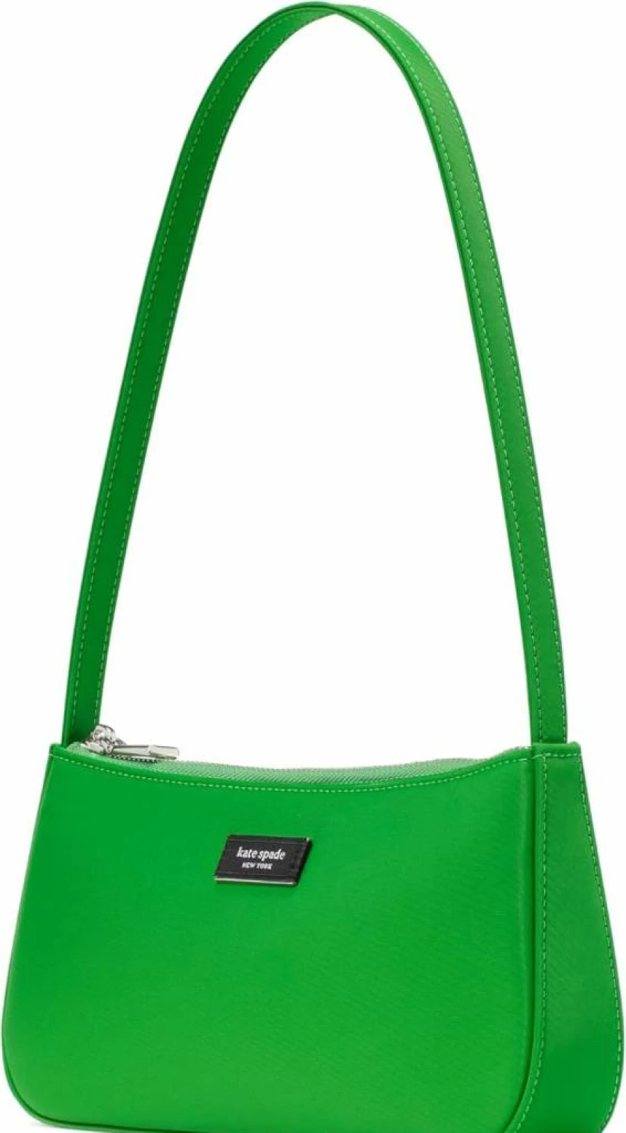 Kate Spade New York Sam Icon East-West Leather Shoulder Bag for Women - Stylish Crossbody Purse with Adjustable Strap