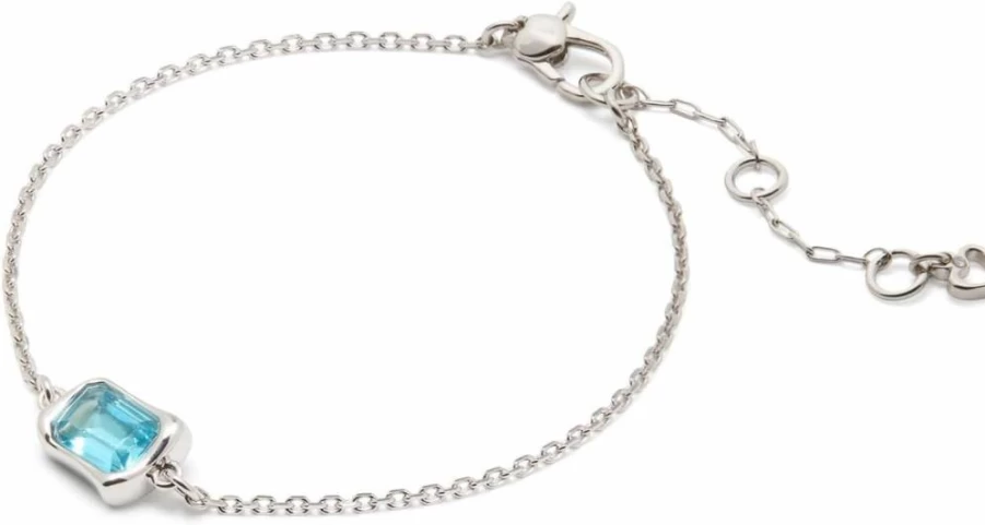 Kate Spade New York Molten Glass Solitaire Bracelet - Elegant Minimalist Gold-Tone Bangle for Women