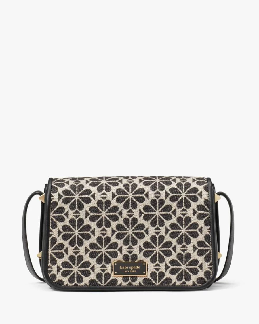 Kate Spade New York Liv Small Crossbody Bag with Floral Jacquard Design