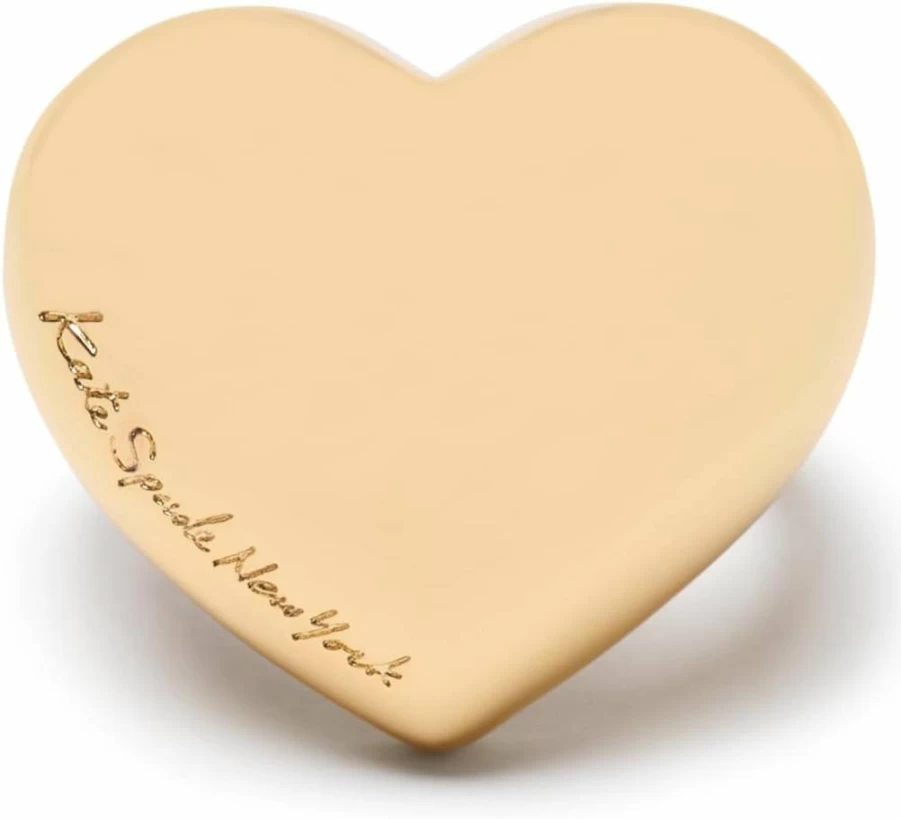 Kate Spade New York Heart You Statement Ring - Sterling Silver Love Symbol Fashion Jewelry for Women