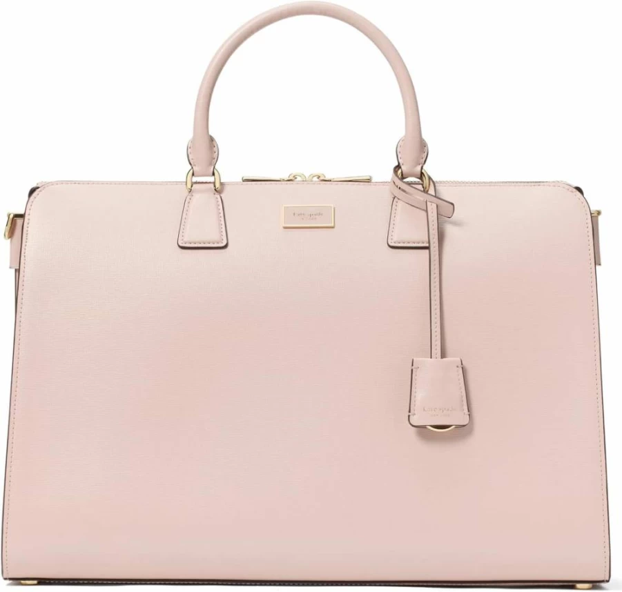 Kate Spade New York Serena Leather Laptop Bag - Stylish Saffiano Tote for Women, Work & Travel Essentials