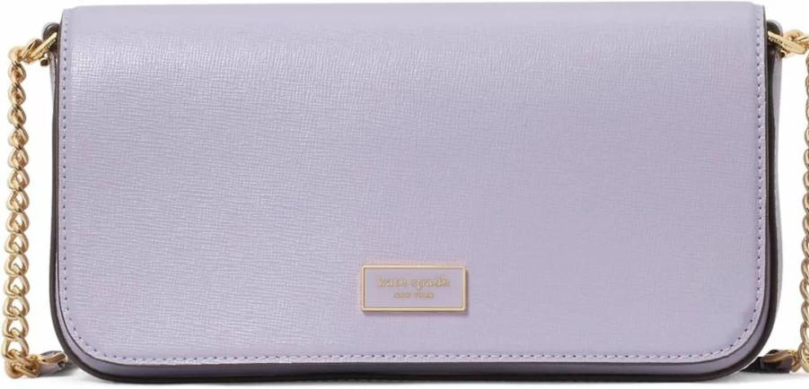 Kate Spade New York Serena Saffiano Leather Crossbody Wallet with Chain Strap