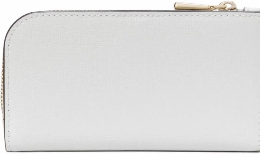 Kate Spade New York Devin Saffiano Leather Slim Bifold Wallet for Women | Small RFID Card Holder | Stylish & Functional