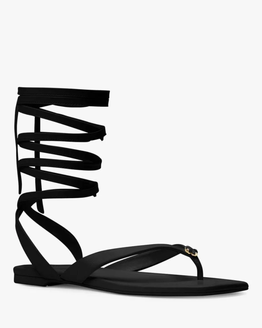 Kate Spade New York Women's Floral Sandals - Elegant Flower Design Summer Flat Sandals for Women