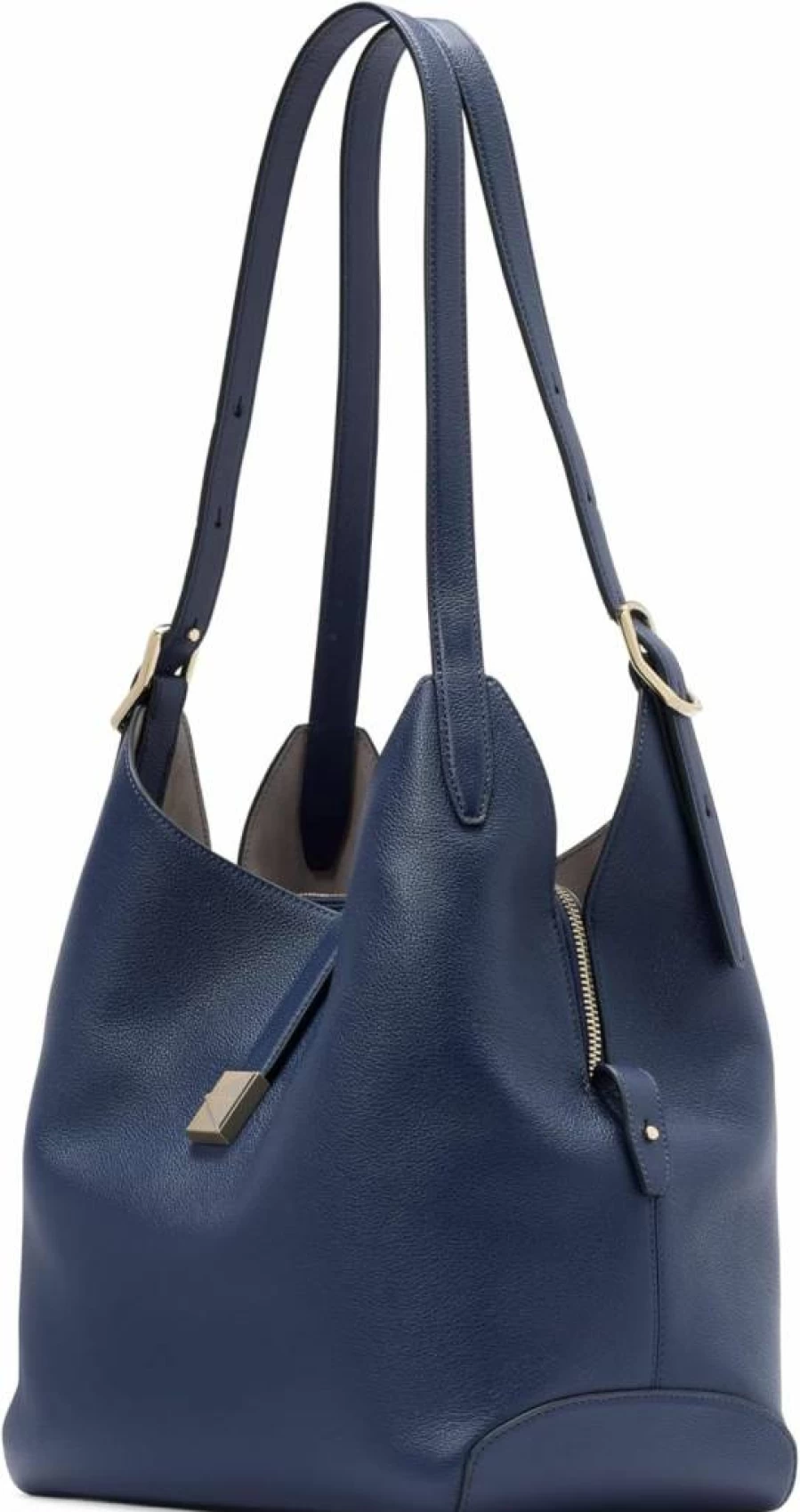 Kate Spade New York Large Deco Pebbled Leather Shoulder Bag for Women, Stylish Handbag with Spacious Design, Fashionable Crossbody Tote