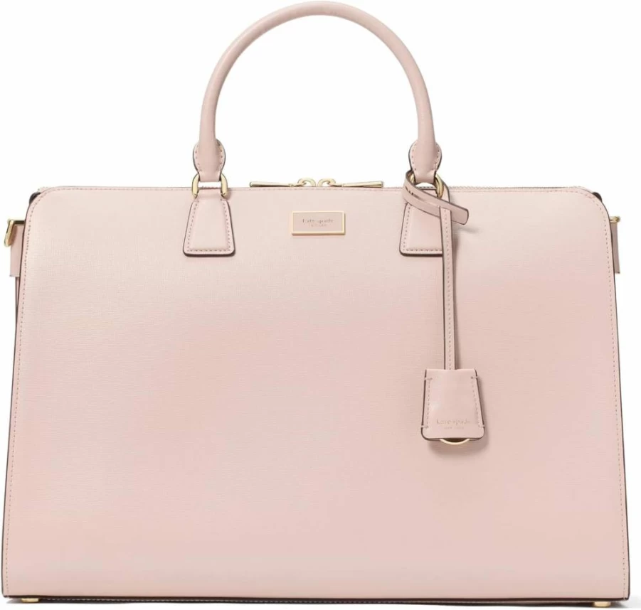 Kate Spade New York Serena Leather Laptop Tote Bag - Stylish Saffiano Work Bag for Women