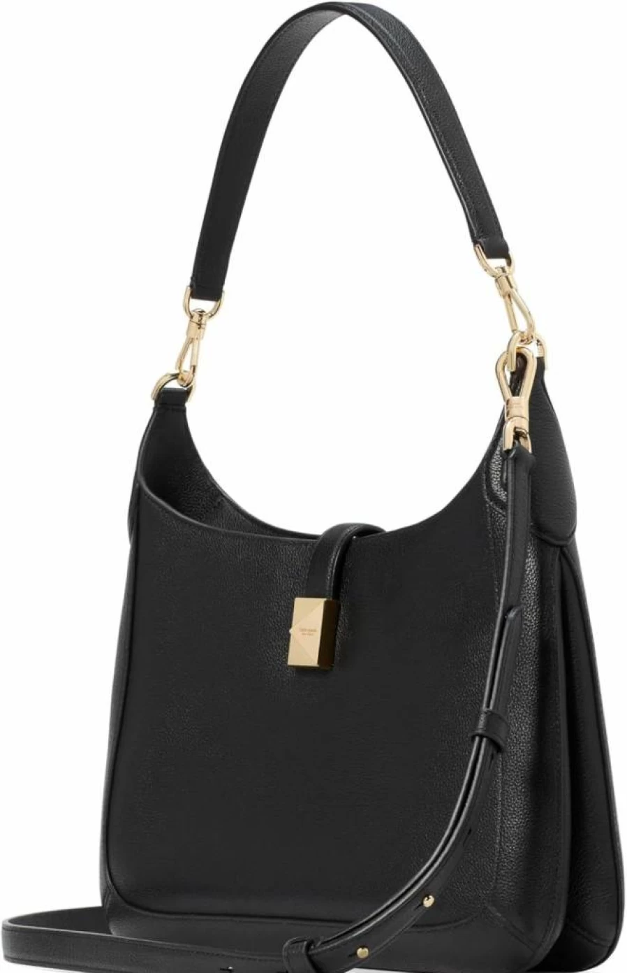 Kate Spade New York Leather Hobo Bag - Stylish Pebbled Deco Shoulder Handbag for Women