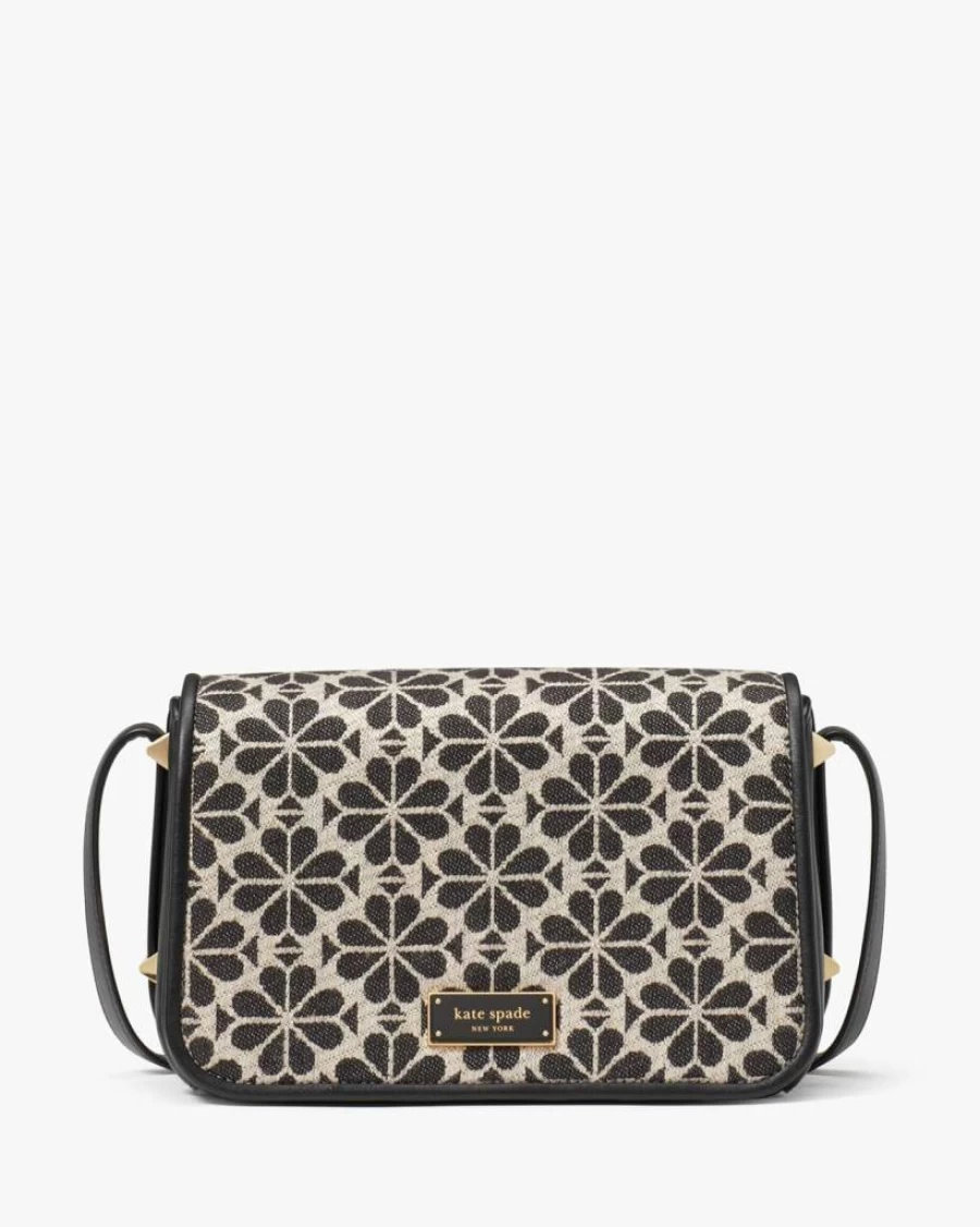 Kate Spade New York Liv Small Crossbody Bag with Floral Jacquard Design
