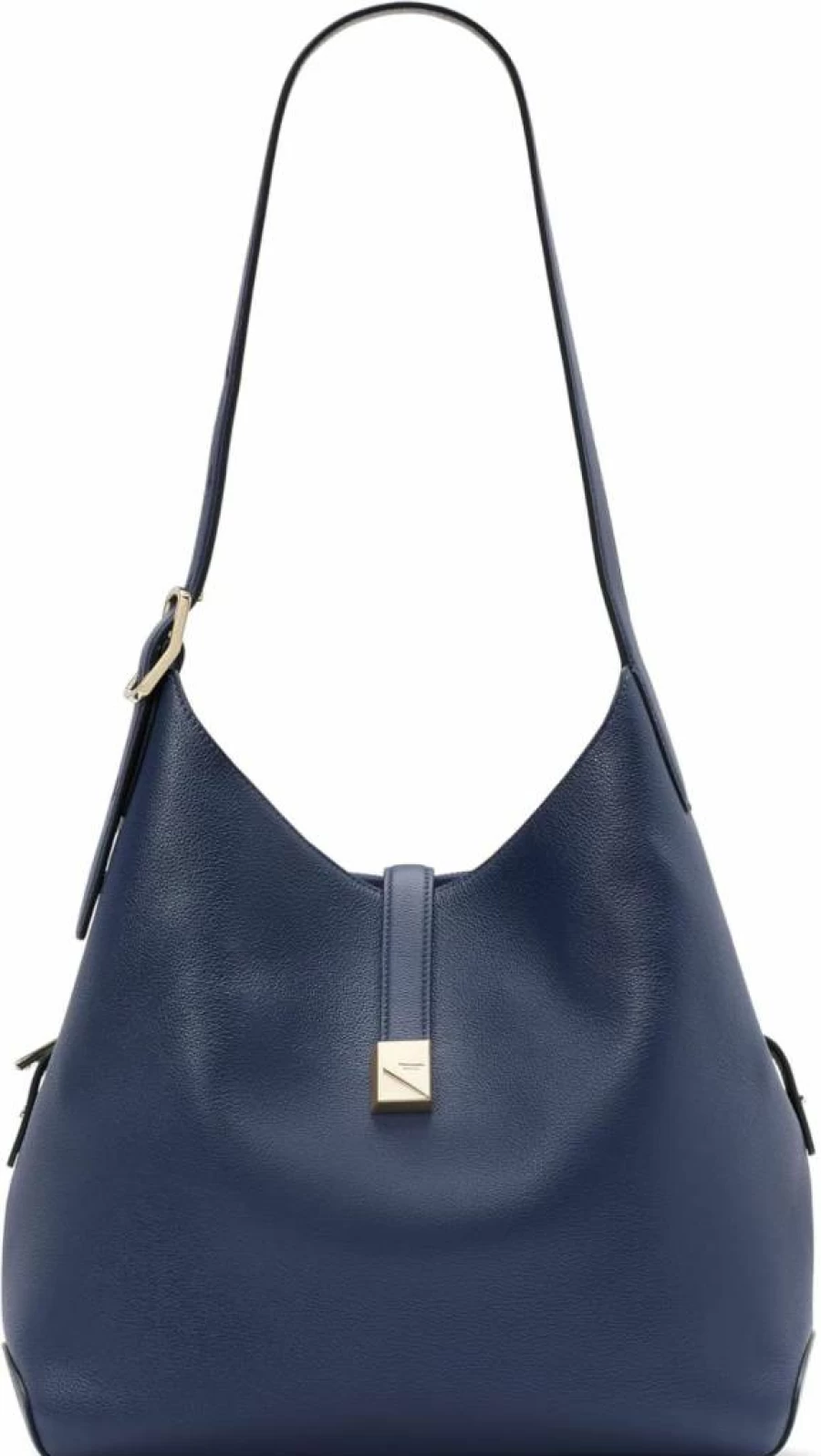 Kate Spade New York Large Deco Pebbled Leather Shoulder Bag for Women