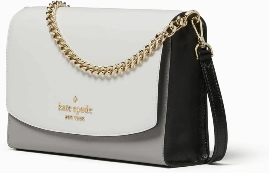 Kate Spade New York Carson Crossbody Bag in Saffiano Leather, Convertible Shoulder Purse for Women