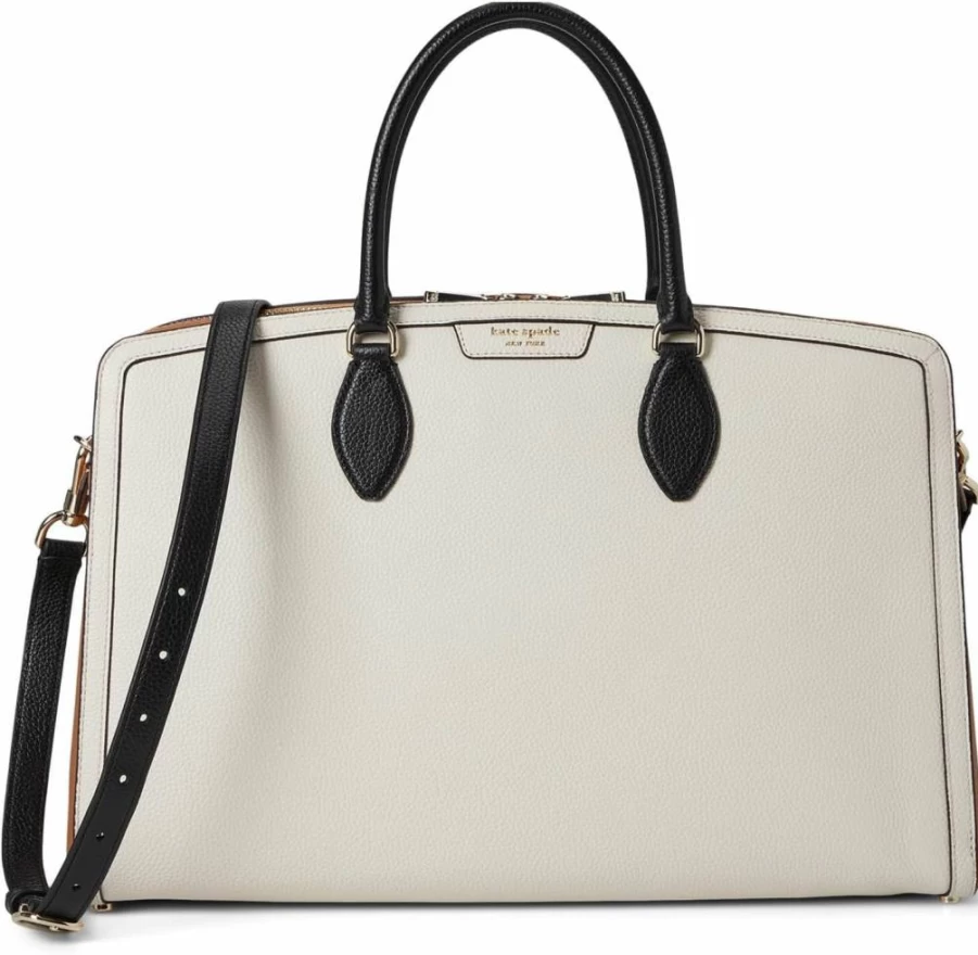 Kate Spade New York Hudson Pebbled Leather Laptop Bag for Work & Commute