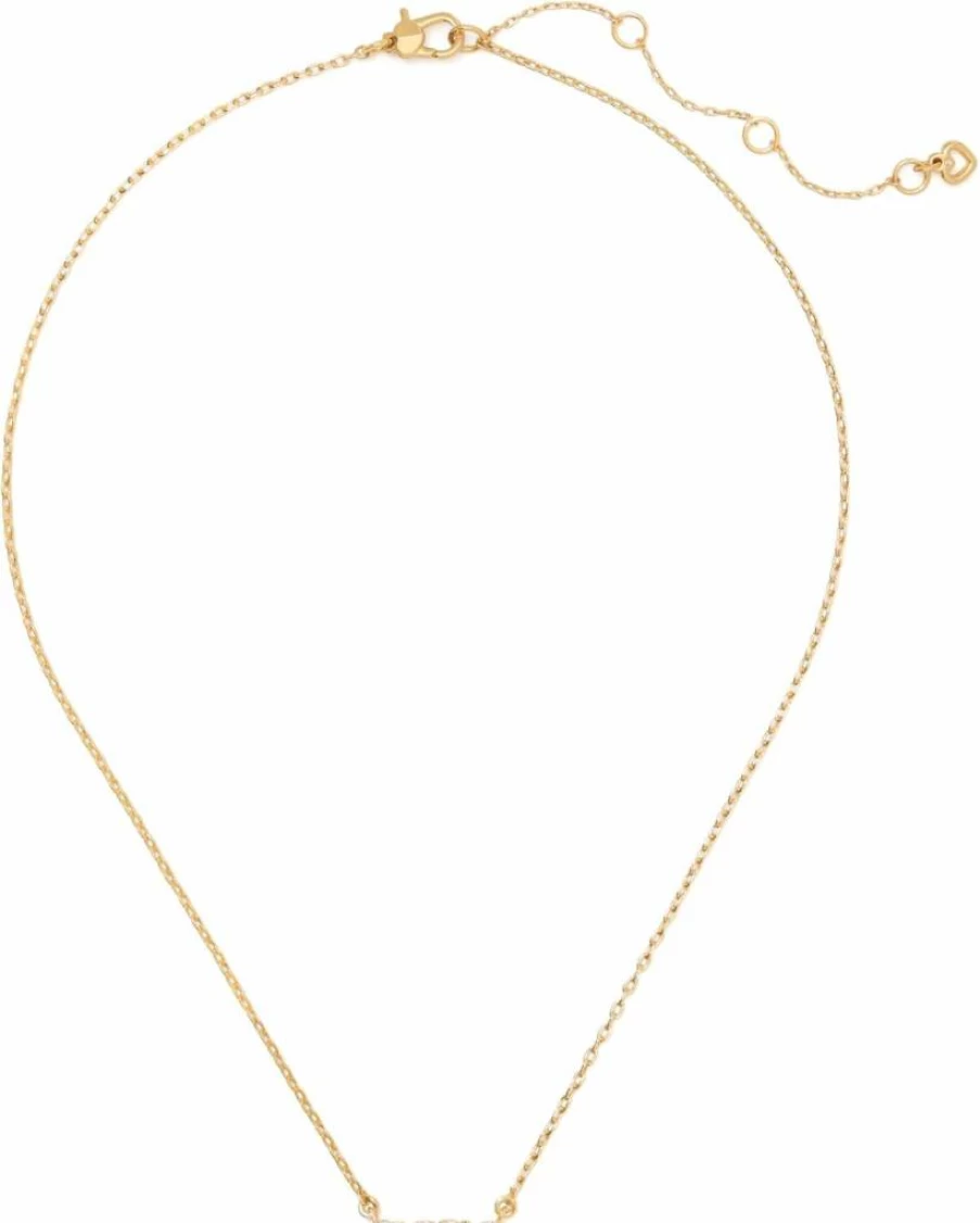 Kate Spade New York Love You Heart Pendant Necklace - Sterling Silver Jewelry Gift for Her