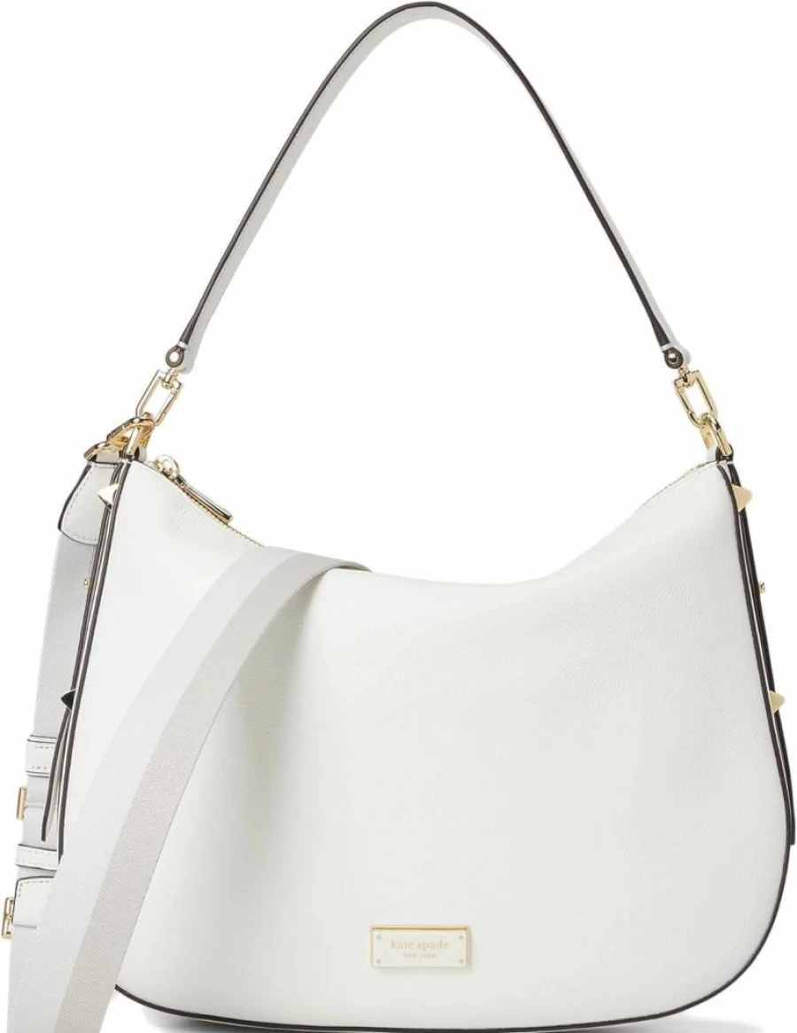 Kate Spade New York Liv Large Leather Hobo Bag - Pebbled Leather Tote for Women