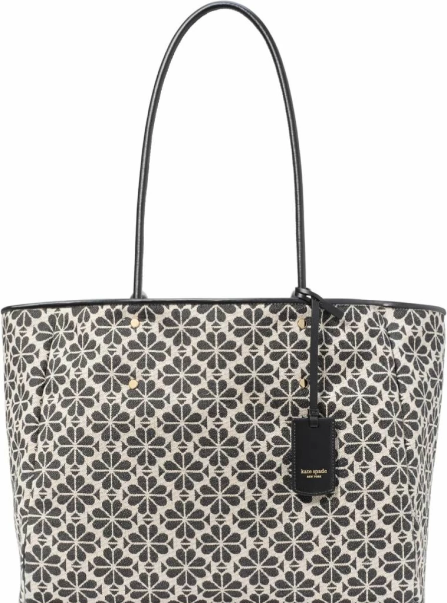 Kate Spade New York Large Floral Jacquard Tote Bag - Spade Flower Everything Tote for Women