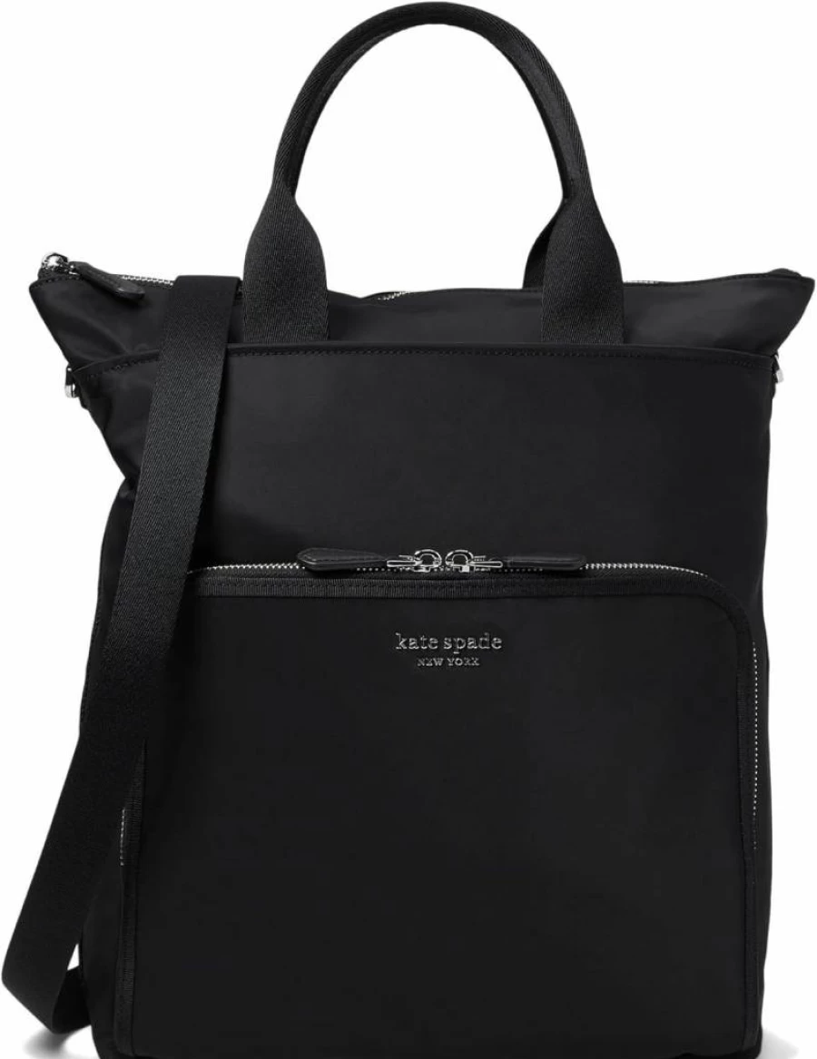 Kate Spade New York Sam Convertible Backpack - Stylish Laptop Bag for Women, Durable Nylon Crossbody with Adjustable Straps, Perfect for Work & Travel