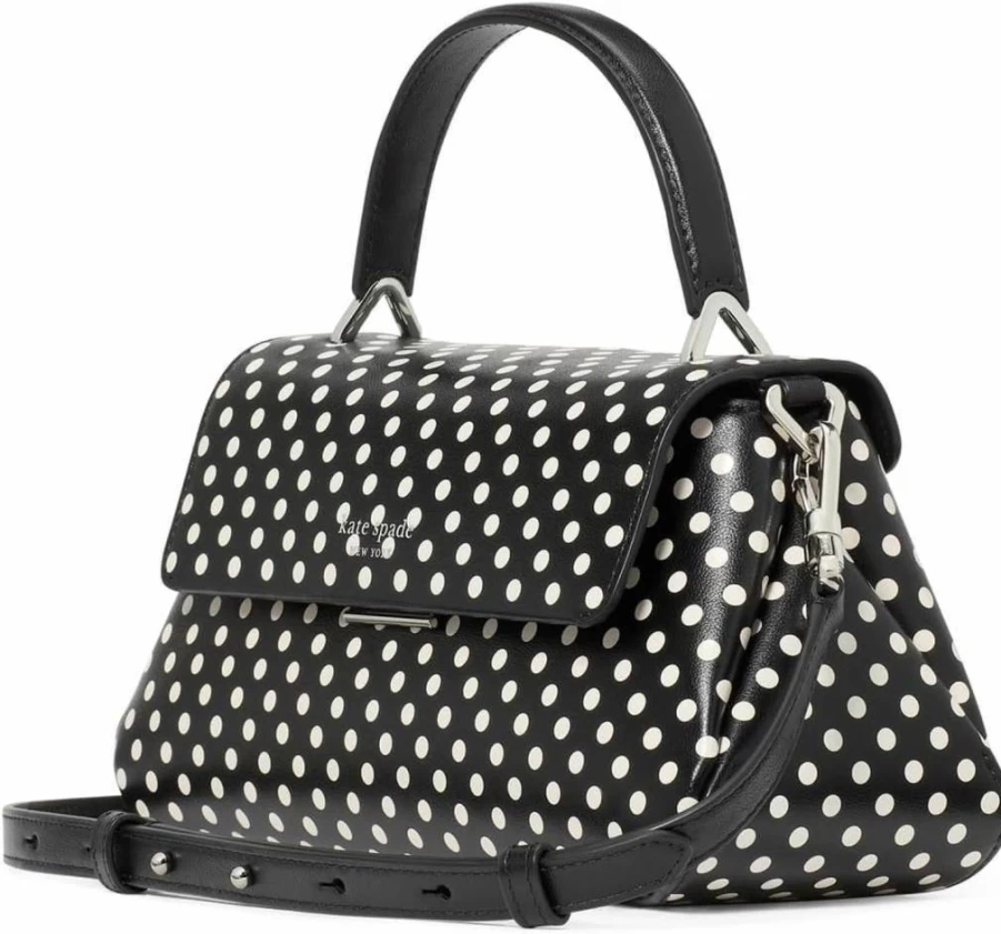 Kate Spade New York Grace Small Leather Top Handle Bag - Quilted Designer Handbag for Women