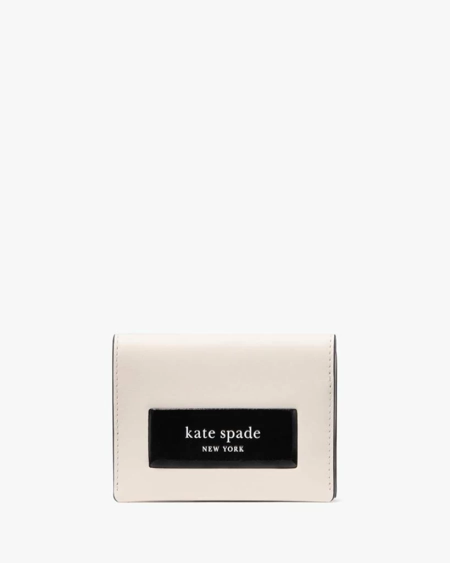Kate Spade New York Women's Leather Trifold Wallet - Smooth Card Case for Women